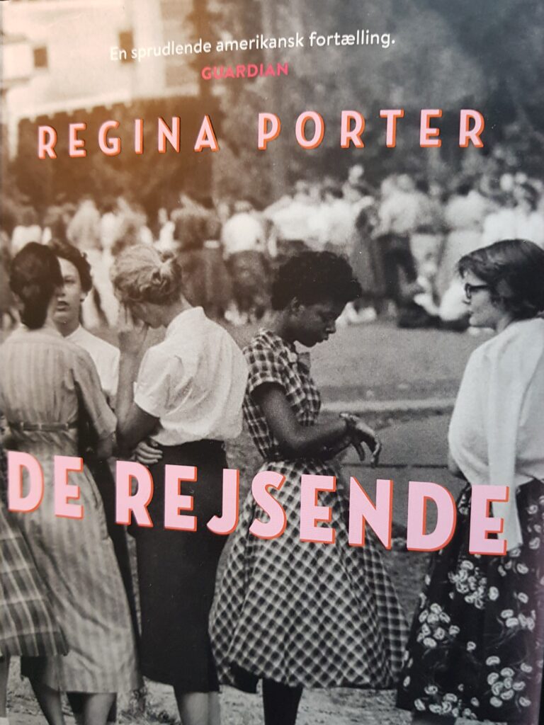 De Rejsende af Regina Porter er en slægtsroman om to familier i USA- en sort og en hvid. Vi følger de to familier Vincent og Christie fra 1950’erne og frem til 2010, hvor Obama sidder i embedet som den første farvede amerikanske præsident. Familierne Vincent og Christie er brugt som eksponenter for det amerikanske samfunds udvikling i de årtier. Årtier, hvor det amerikanske samfund kæmper med anden verdenskrigs følger, racisme, borgerrettighedskampe, Vietnam-krigen, den evige problematik mellem nord og syd, homoseksualitet, kvinders kamp for ligeberettigelse samt en myriade af andre temaer.
